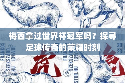梅西拿过世界杯冠军吗？探寻足球传奇的荣耀时刻