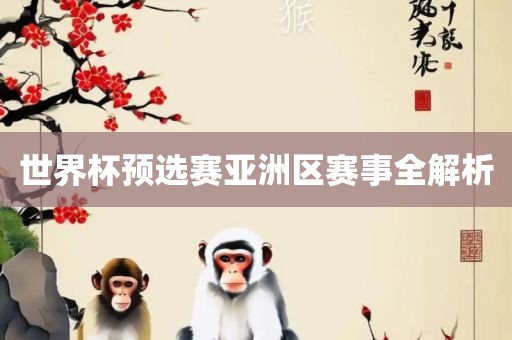 世界杯预选赛亚洲区赛事全解析