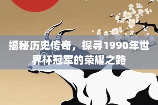 揭秘历史传奇，探寻1990年世界杯冠军的荣耀之路
