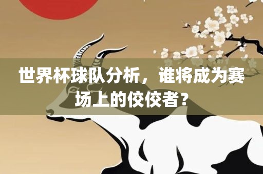 世界杯球队分析，谁将成为赛场上的佼佼者？