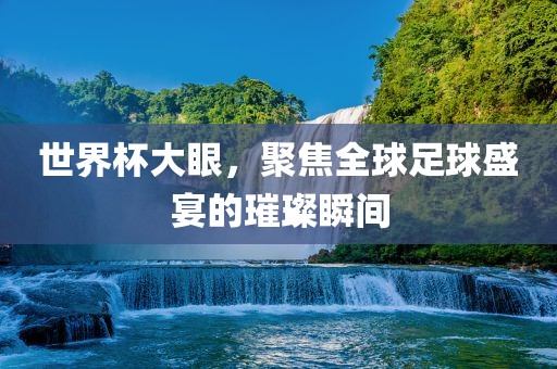 世界杯大眼，聚焦全球足球盛宴的璀璨瞬间眉山市正发家政服务有限公司