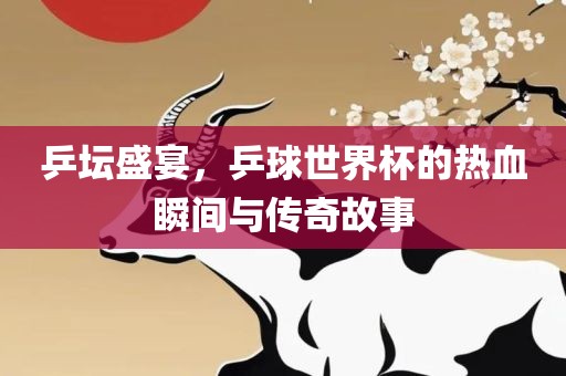 乒坛盛宴，乒球世界杯的热血瞬间与传奇故事眉山市正发家政服务有限公司