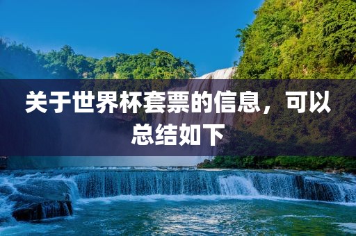 关于世界杯套票的信息，可以总结如下眉山市正发家政服务有限公司