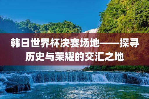 韩日世界杯决赛场地——探寻历史与荣耀的交汇之地眉山市正发家政服务有限公司