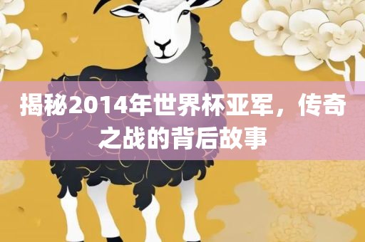 揭秘2014年世界杯亚军，传奇之战的背后故事