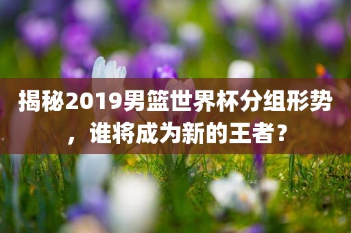 揭秘2019男篮世界杯分组形势，谁将成为新的王者？