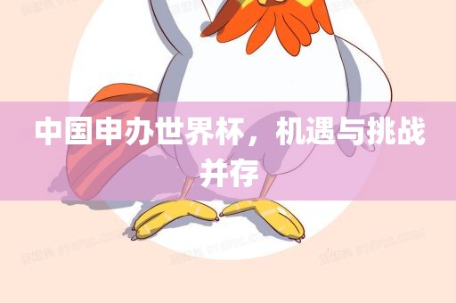 中国申办世界杯，机遇与挑战并存