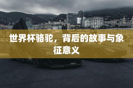 世界杯骆驼，背后的故事与象征意眉山市正发家政服务有限公司义
