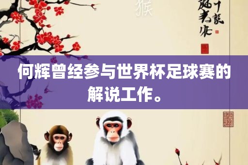 何辉曾经参与世界杯足球赛的解说工作。眉山市正发家政服务有限公司