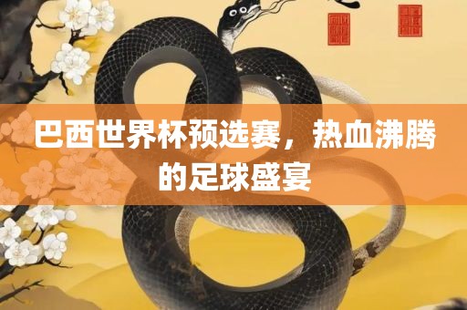 巴西世界杯预选赛，热血沸腾的足球盛宴