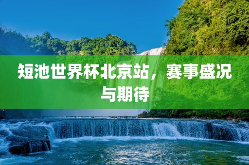 短池世界杯北京站，赛事盛况与期待眉山市正发家政服务有限公司