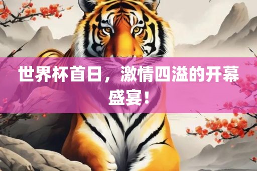世界杯首日，激情四溢的开幕盛宴！