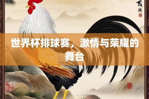 世界杯排球赛，激情与荣耀的舞台