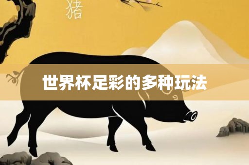 世界杯足彩的多种玩法