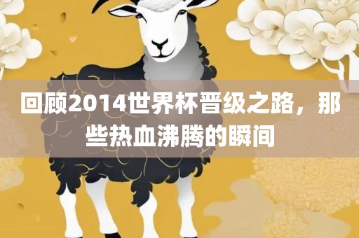 回顾2014世界杯晋级之路，那些热血沸腾的瞬间