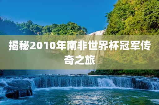 揭秘2010年南非世界杯冠军传奇之旅