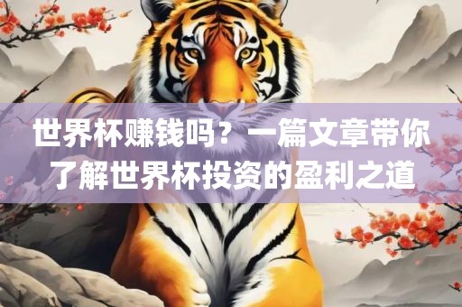 世界杯赚钱吗眉山市正发家政服务有限公司？一篇文章带你了解世界杯投资的盈利之道