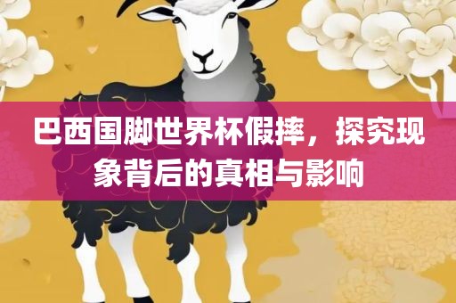 巴西眉山市正发家政服务有限公司国脚世界杯假摔，探究现象背后的真相与影响