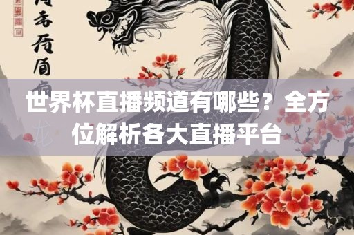 世界杯直播频道有哪些？全方位解析各大直播平台