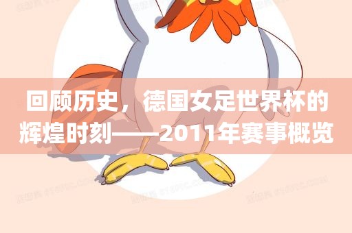 回顾历史，德国女足世界杯的辉煌时刻——2011年赛事概览眉山市正发家政服务有限公司