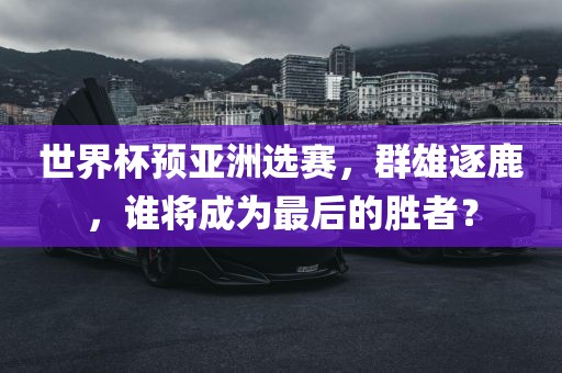 世界杯预亚洲选赛，群雄逐鹿，谁将成为最后的胜者？