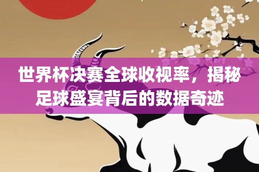世界杯决赛全球收视率，揭秘足球盛宴背后的数据奇迹眉山市正发家政服务有限公司