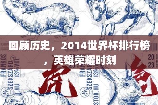 回顾历史，2014世界杯排行榜，英雄荣耀时刻