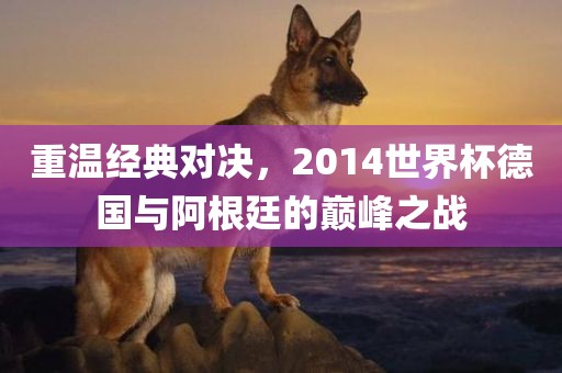 重温经典对决，2014世界杯德国与阿根廷的巅峰之战