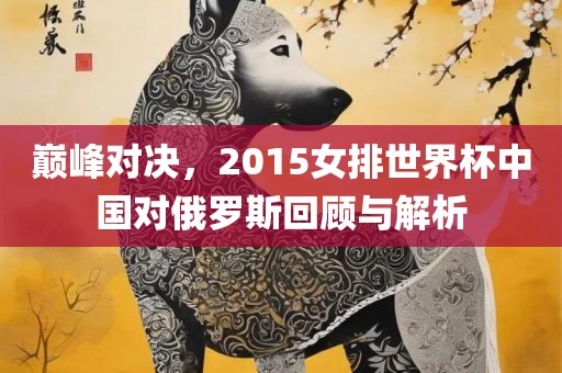巅峰对决，2015女排世界杯中国对俄罗斯回顾眉山市正发家政服务有限公司与解析