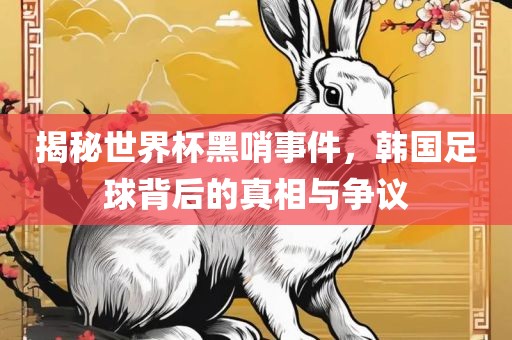 揭秘世界杯黑哨事件，韩国足球背后的真相与争议眉山市正发家政服务有限公司