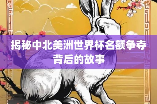 揭秘中北美洲世界杯名额争夺背后的故事