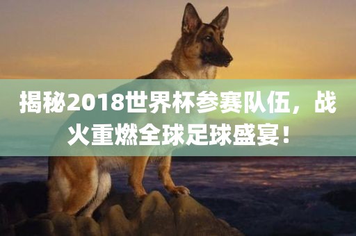揭秘2018世界杯参赛队伍，战火重燃全球足球盛宴！