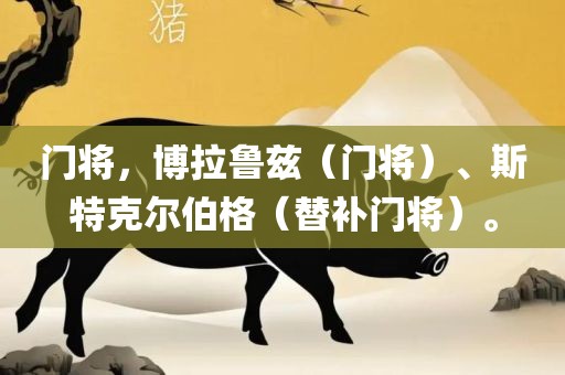 门将，博拉鲁兹（门将）、斯特克尔伯格（替补门将）。眉山市正发家政服务有限公司
