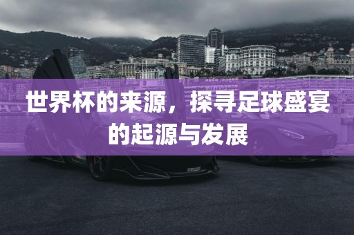 世界杯的来源，探寻足球盛宴的起源与发展眉山市正发家政服务有限公司