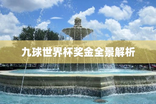 九球世界杯奖金全景解析
