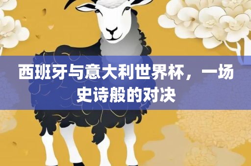 西班牙与意大利世界杯，一场史诗般的对决眉山市正发家政服务有限公司