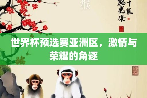 世界杯预选赛亚洲区，激情与荣耀的角逐