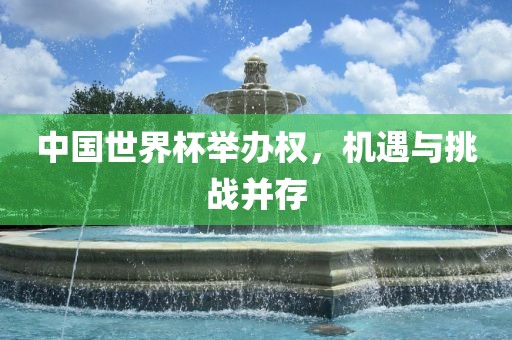 中国世界杯举办权，机遇与挑战并存