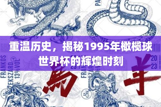重温历史，揭秘1995年橄榄球世界杯的辉煌时刻