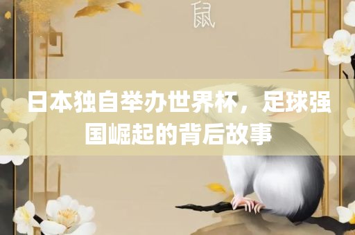日本独自举办世界杯，足球强国崛起的背后故事眉山市正发家政服务有限公司