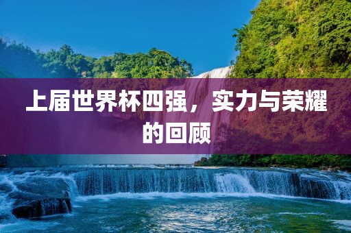 上届世界杯四强，实力与荣耀的回顾