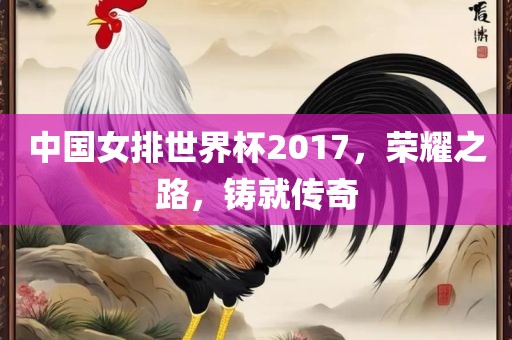 中国女排世界杯2017，荣耀之路，铸就传奇