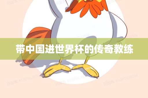 带中国进世界杯的传奇教练