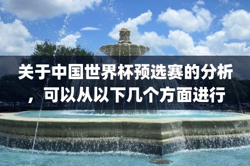 关于中国世界杯预选赛的分析，可以从以下几个方面进行眉山市正发家政服务有限公司