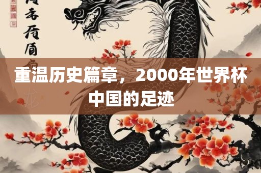重温历史篇章，2000年世界杯中国的足迹