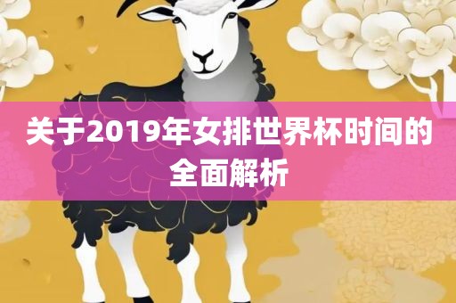 关于2019年女排世界杯时间的全面解析眉山市正发家政服务有限公司