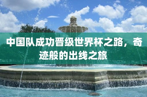 中国队成功晋级世界杯之路，奇迹般的出线之眉山市正发家政服务有限公司旅