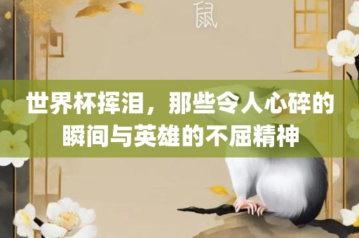 世界杯挥泪，那些令人心碎的瞬间与英雄的不屈精神