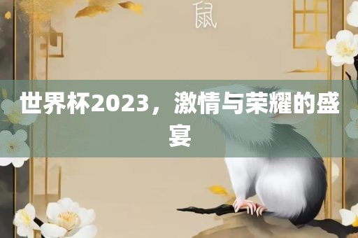 世界杯2023，激情与荣耀的盛宴