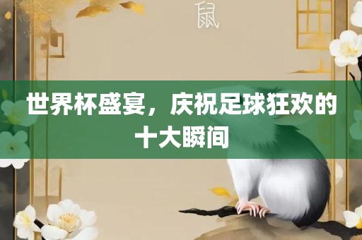 世界杯盛宴，庆祝足球狂欢的十大瞬间眉山市正发家政服务有限公司
